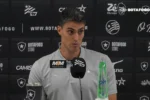Matheus Bachi avalia empate do Botafogo contra o Coritiba e destaca evolução