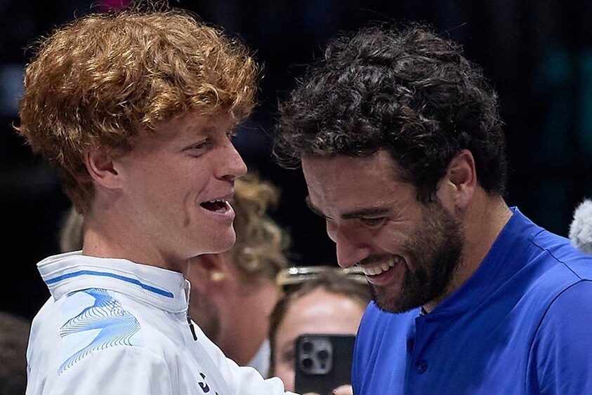 Matteo Berrettini lamenta ausência de Jannik Sinner no circuito de tênis