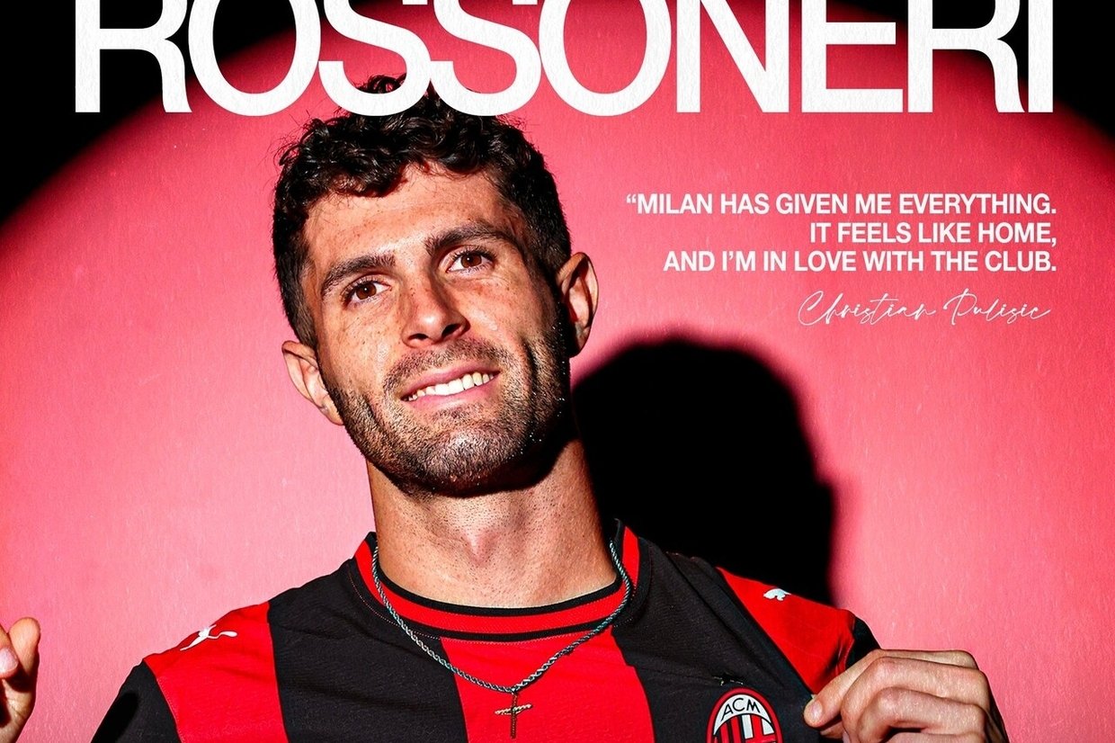 Milan assegura permanência de Christian Pulisic com extensão contratual de longo prazo