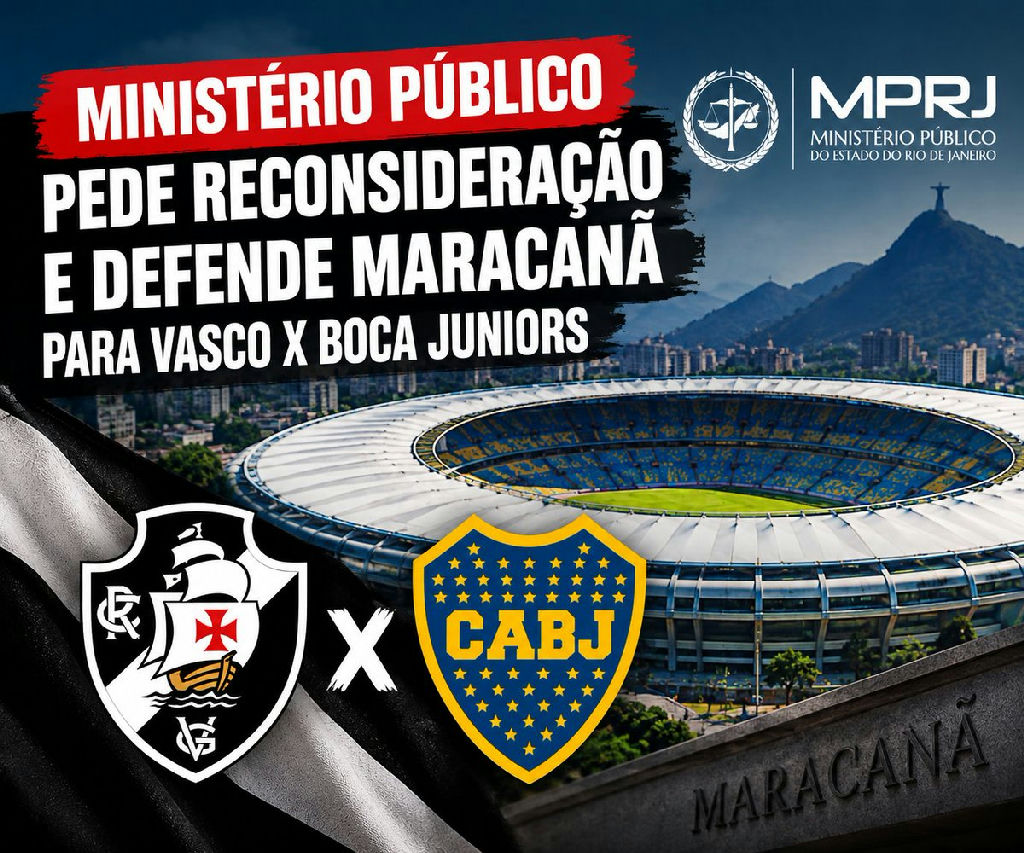 Ministério Público recorre para garantir jogo do Vasco no Maracanã
