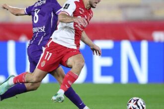 Monaco de Filipe Luís tropeça em casa e vê vantagem na liderança do Francês diminuir
