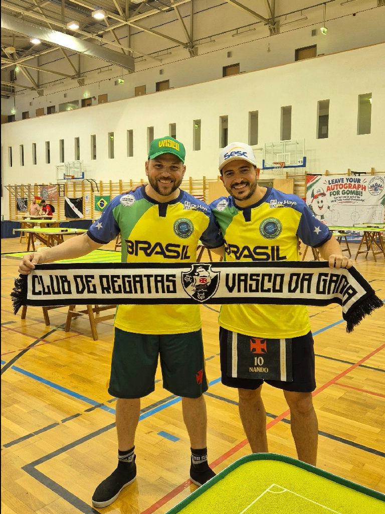 Mundial de Futebol de Mesa: Brasil garante cinco finalistas, com destaque para dupla do Vasco