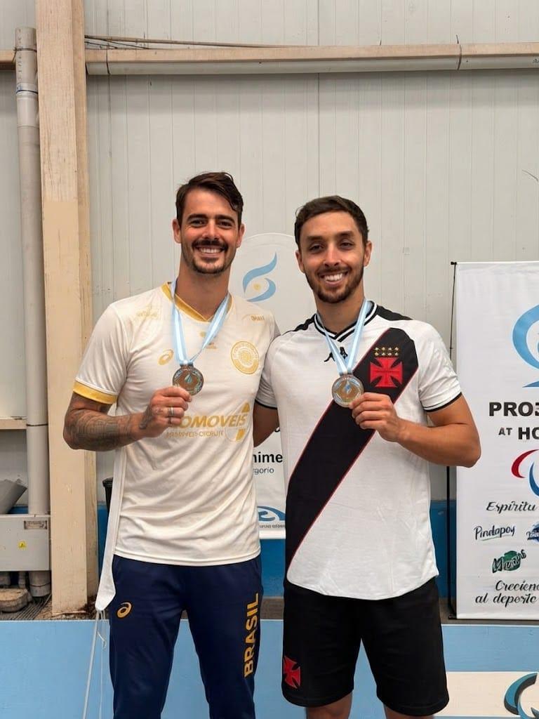 Natação paralímpica do Vasco brilha com conquistas no Open Internacional da Argentina