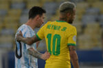 Neymar homenageia Lionel Messi antes da despedida do craque argentino