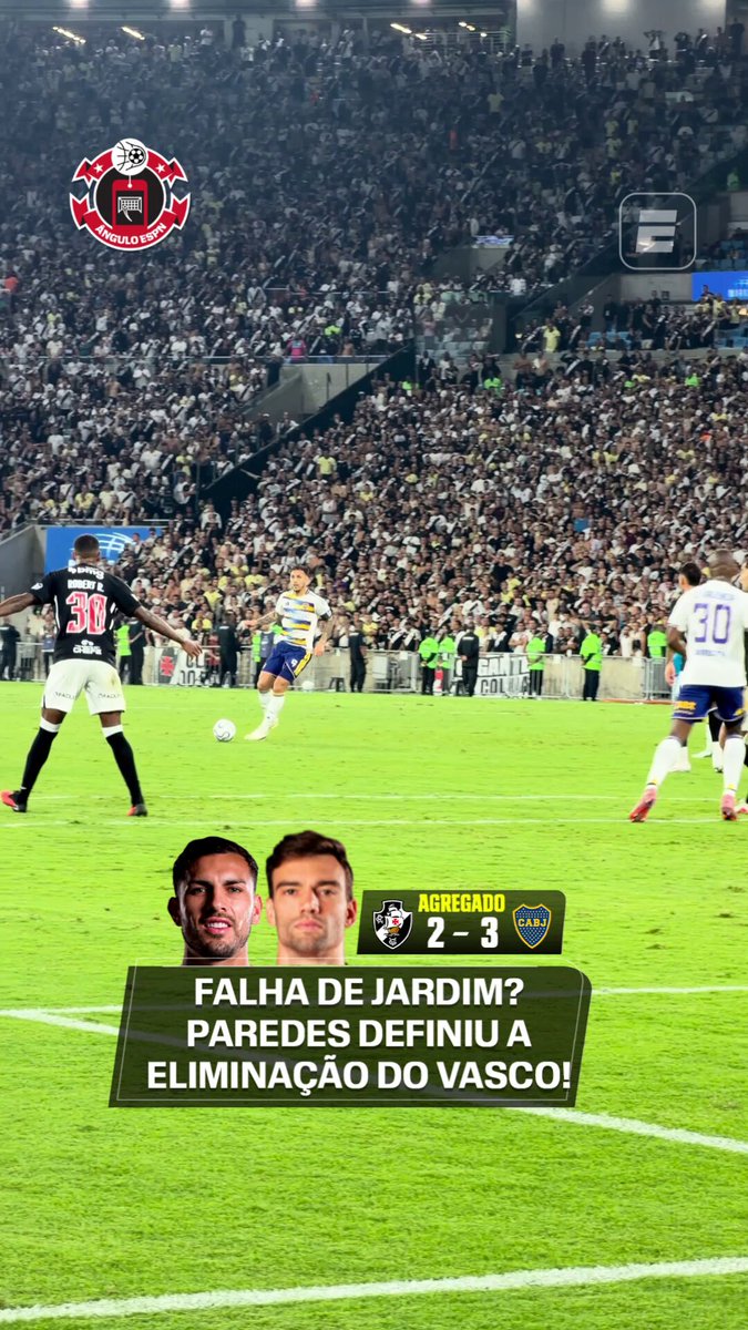 Novo ângulo revela gol decisivo que eliminou o vasco da sul-americana