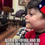 Orquestra do corpo de bombeiros surpreende pequeno gui com hino do vasco