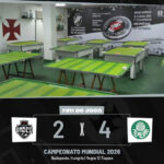 Palmeiras supera Vasco e conquista o título mundial de futmesa na regra 12 toques