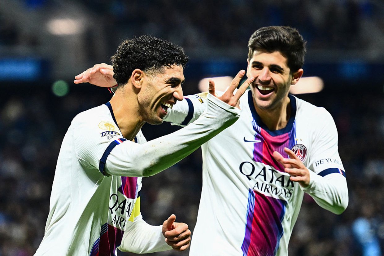 Paris Saint-Germain goleia Le Havre com atuação histórica de Hakimi na frança