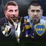 Pedrinho e Riquelme reeditam rivalidade histórica agora como presidentes de Vasco e Boca