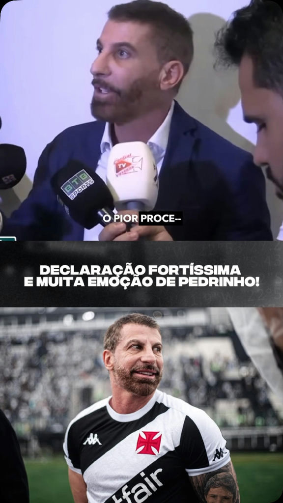Pedrinho revela bastidores de tensão e impacto emocional na gestão do Vasco