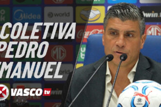 Pedro Emanuel analisa vitória do Vasco sobre o Boca Juniors em coletiva