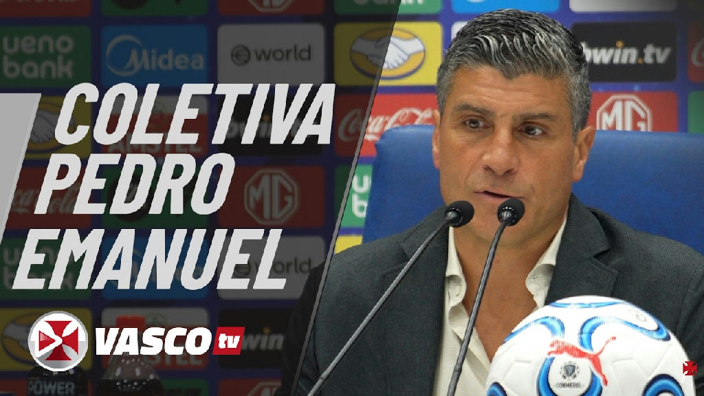 Pedro Emanuel analisa vitória do Vasco sobre o Boca Juniors em coletiva