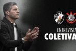 Pedro Emanuel analisa vitória do Vasco sobre o Corinthians por 3 a 2 em coletiva