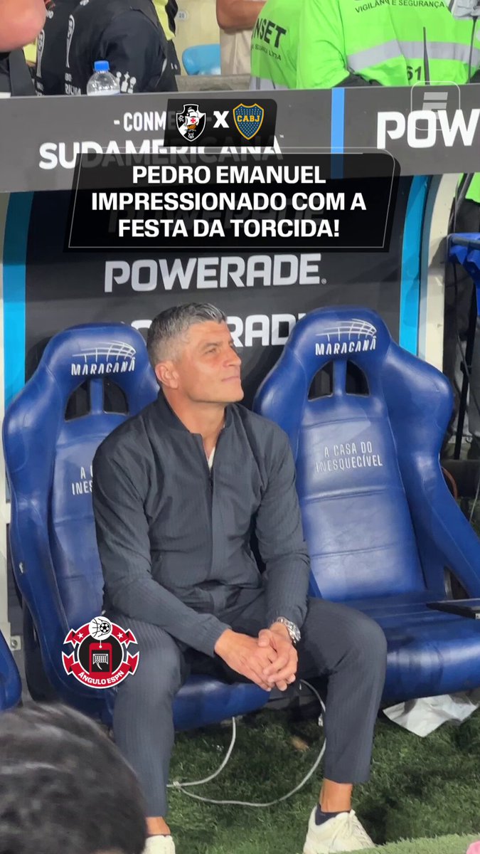 Pedro Emanuel destaca apoio da torcida do vasco no maracanã