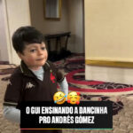 Pequeno torcedor do Vasco viraliza ao pedir dancinha personalizada para Andrés Gómez