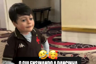 Pequeno torcedor do Vasco viraliza ao pedir dancinha personalizada para Andrés Gómez