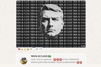 PL remove imagem de Flavio Bolsonaro que remetia à estética de Benito Mussolini
