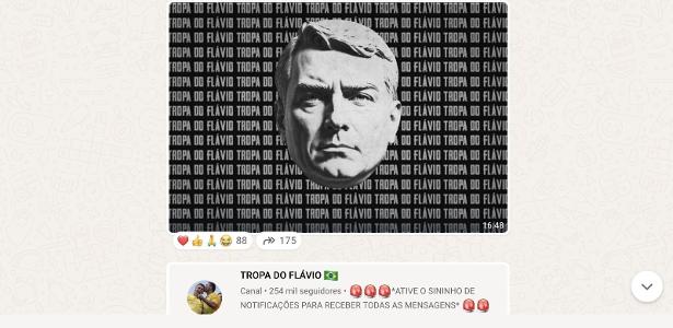 PL remove imagem de Flavio Bolsonaro que remetia à estética de Benito Mussolini