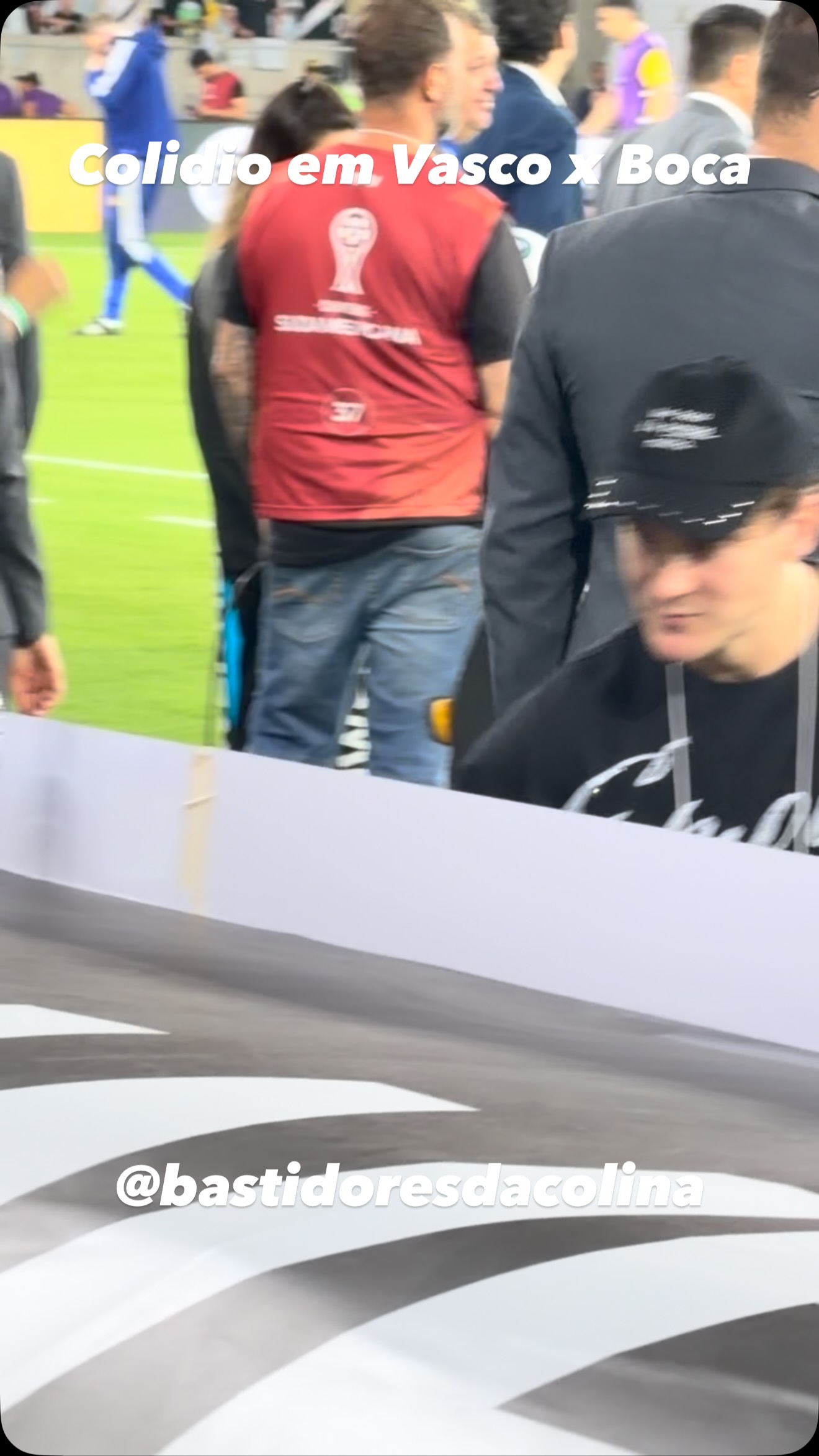 Presença de Colidio no Maracanã agita bastidores da partida