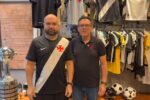 Presidente da Almirante Participações visita loja do Vasco em Copacabana