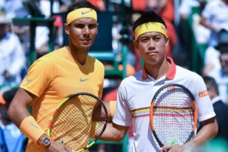 Rafael Nadal e astros do tênis homenageiam a trajetória de Kei Nishikori