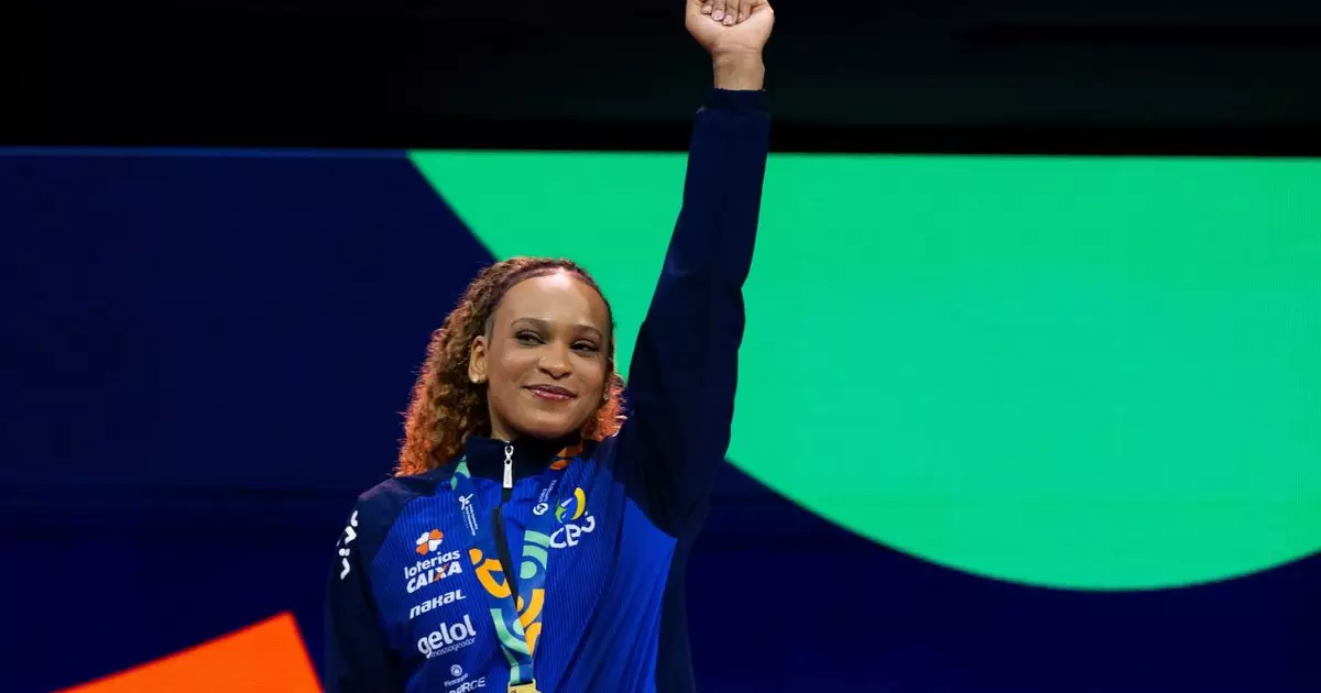 Rebeca Andrade fatura ouro no salto e conquista décima medalha em mundiais