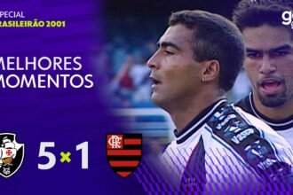 Relembre a goleada histórica do Vasco sobre o rival com atuação de Romário