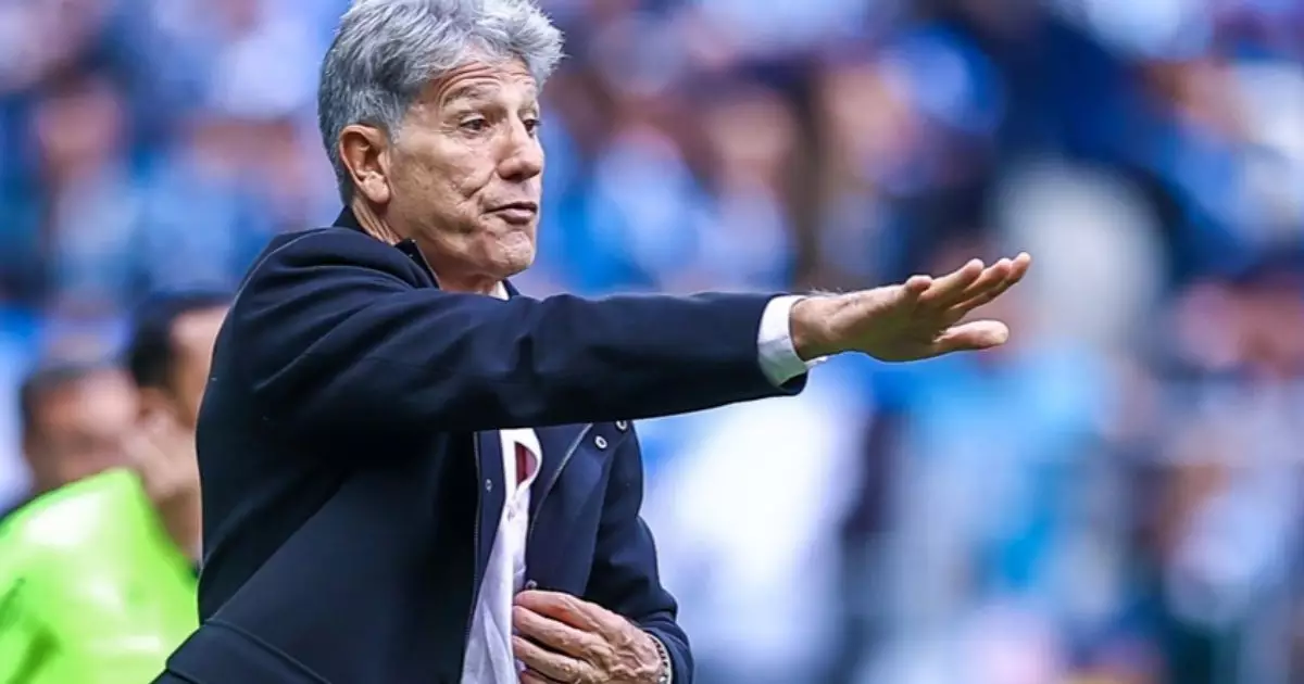 Renato portaluppi critica diretoria após derrota do grêmio no brasileirão