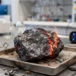 Rochas do fundo do oceano entram em combustão espontânea em laboratório