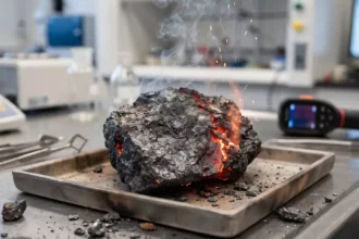 Rochas do fundo do oceano entram em combustão espontânea em laboratório