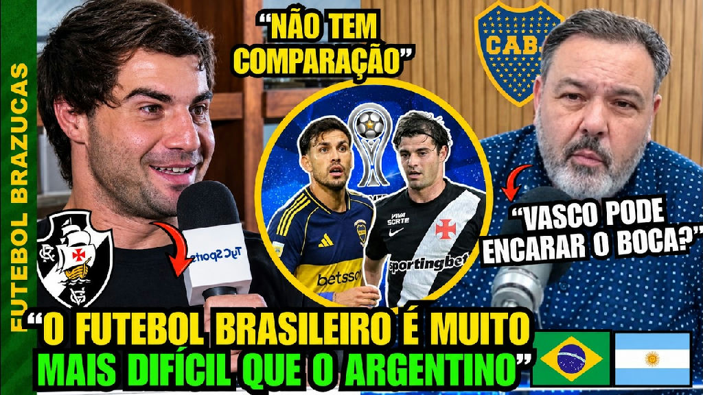 Santi Sosa analisa disparidade entre o futebol brasileiro e o argentino