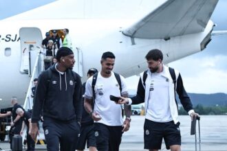 Santos desembarca no Rio de Janeiro para enfrentar o Fluminense