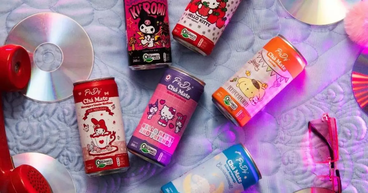 Seis sabores orgânicos de chás Hello Kitty and Friends estreiam no Brasil