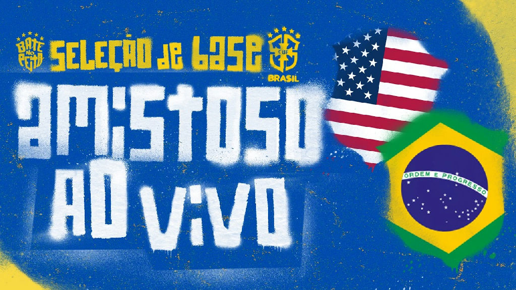 Seleção Brasileira Sub-20 enfrenta os Estados Unidos em amistoso internacional