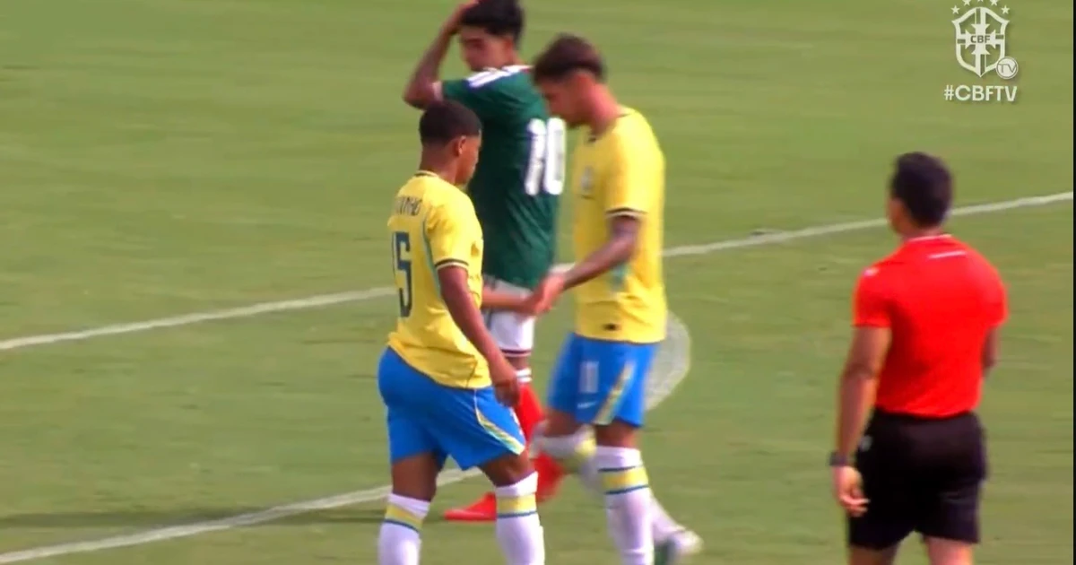 Seleção Brasileira sub-20 goleia México com atuação decisiva de Huguinho