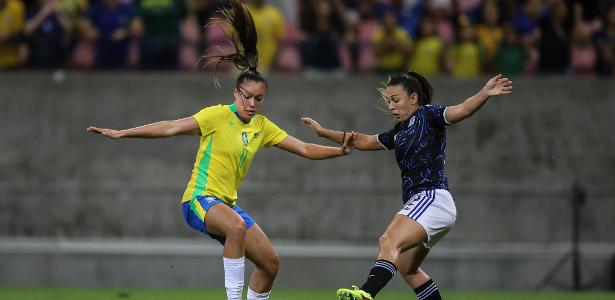 Seleção feminina empata com a Argentina após ceder vantagem em Pernambuco