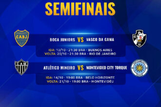 Semifinais da Sul-americana definem caminhos de Boca Juniors e Vasco da Gama