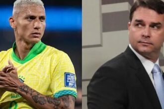 Silêncio da boleiragem diante de acusação de Richarlison contra Flavio Bolsonaro