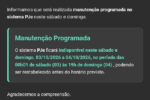 Sistema PJE do Tribunal de Justiça do Rio de Janeiro passa por manutenção programada