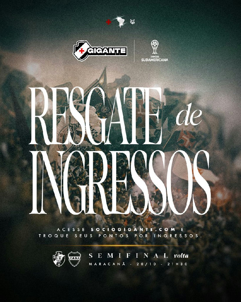 Sócio gigante abre resgate de ingressos para partida decisiva no maracanã