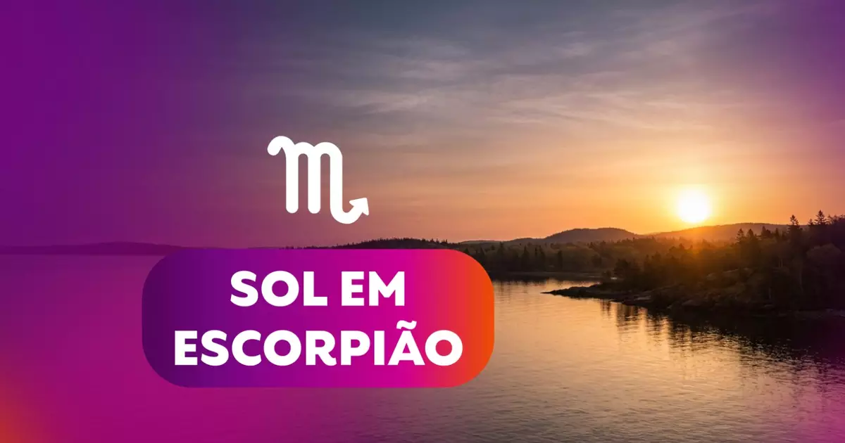 Sol em escorpião traz intensidade emocional e mercúrio retrógrado