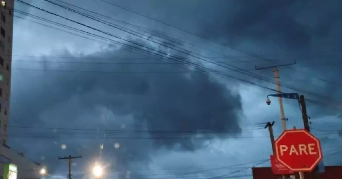 Temporal severo e rajadas intensas colocam o estado em alerta meteorológico