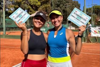 Tênis: brasileira Carolina Bohrer fatura novo caneco de duplas na Itália com Yasmin Ezzat