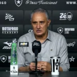 Tite analisa derrota do Botafogo para o Vasco e aponta falta de efetividade
