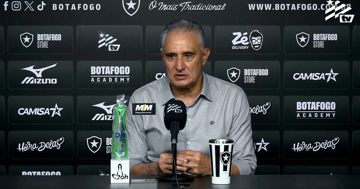 Tite analisa derrota do Botafogo para o Vasco e aponta falta de efetividade