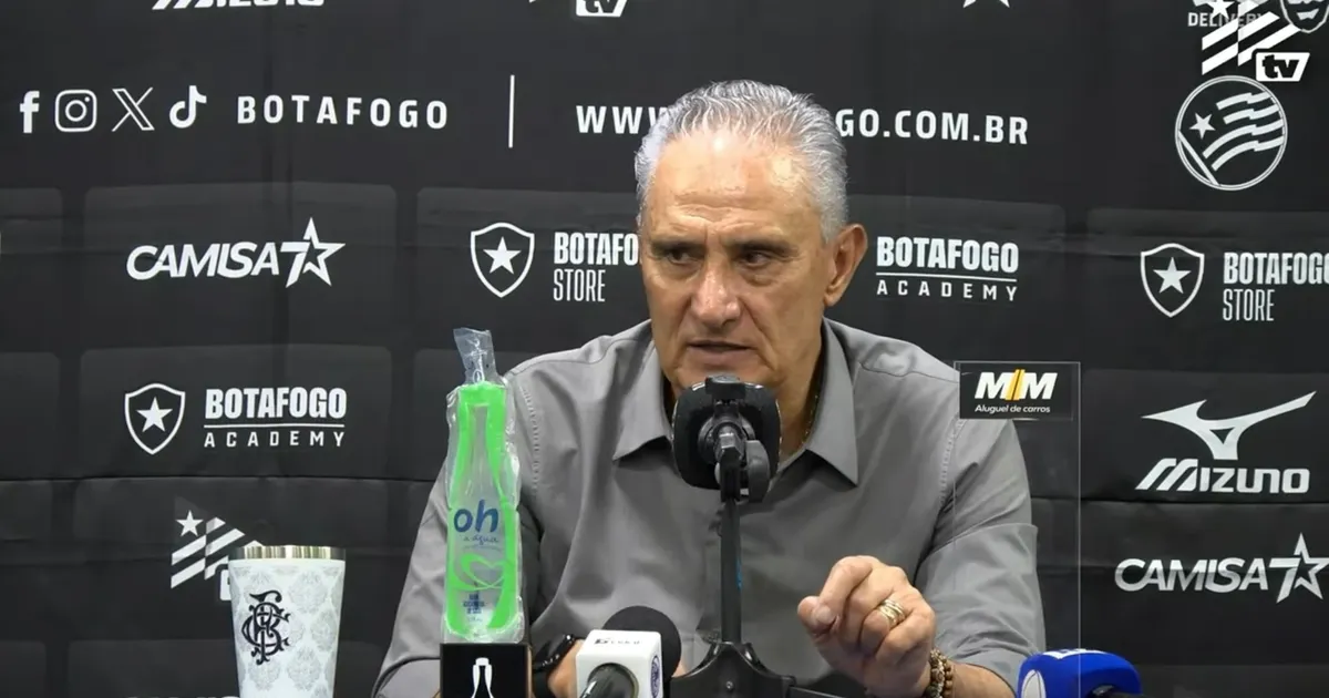 Tite aponta gols relâmpago e admite alerta contra o rebaixamento no Botafogo