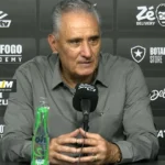 Tite celebra primeiro triunfo no comando do Botafogo