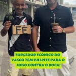 Torcedor famoso do Vasco chega ao Maracanã para duelo decisivo