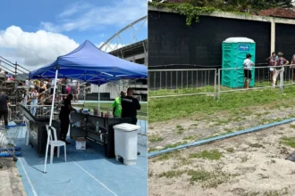 Torcedores criticam estrutura do campo anexo do Nilton Santos em final feminina