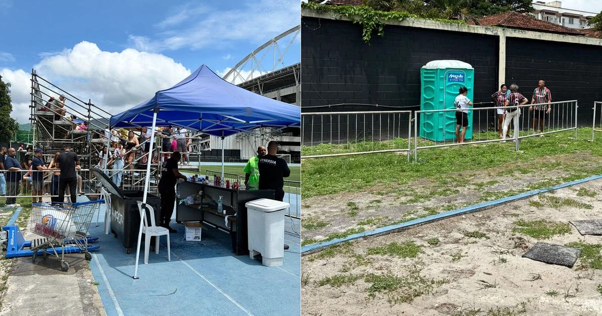 Torcedores criticam estrutura do campo anexo do Nilton Santos em final feminina